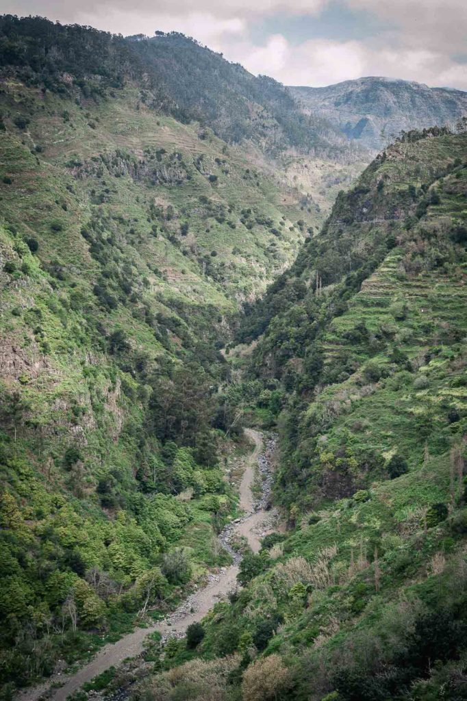 Valley and mountains