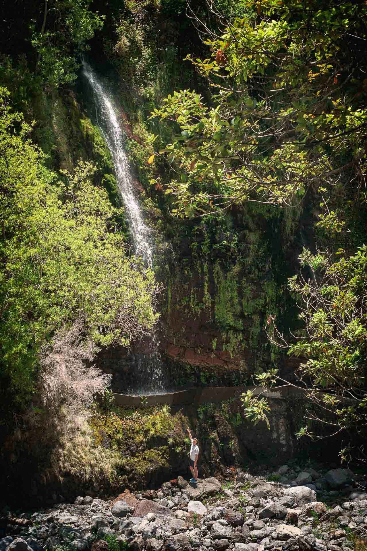 Exploring waterfall