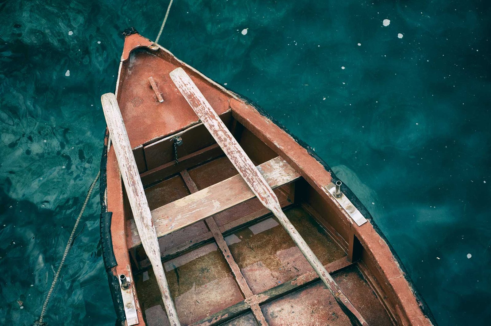 Wooden fishermen boat